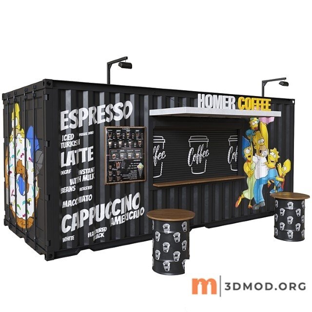 Coffee shop container