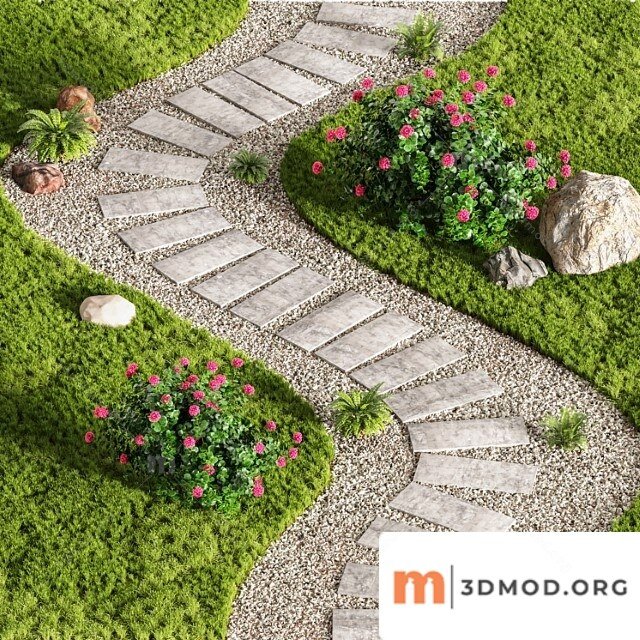 Stepping Stone Designs Decorative Floor Grass 02