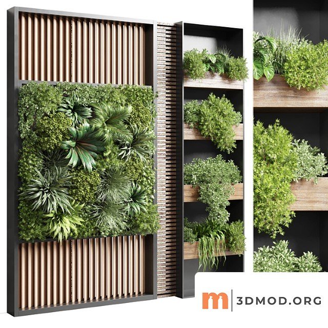 Vertical Garden Stand 15 Wall Decor With Shelves For The Library and Closet or Showcase Corona