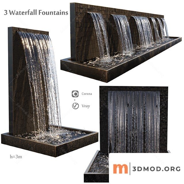 Waterfall Fountains Cascade