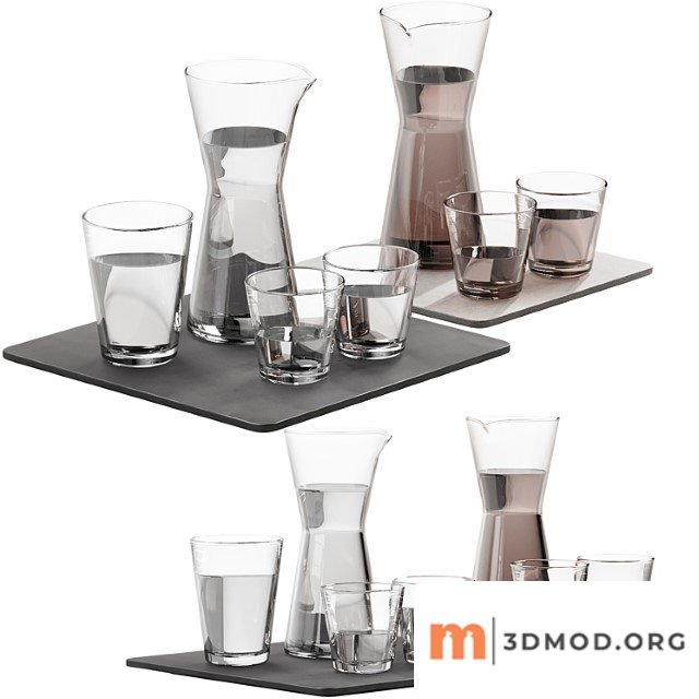 133 dishes decor set 08 iittala kartio clear and linen