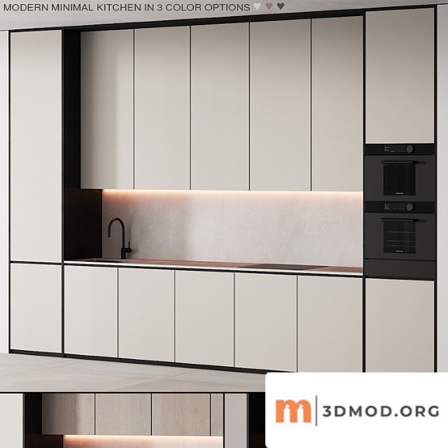 233 Modern Kitchen 11 Minimal Modern 3 Options 00