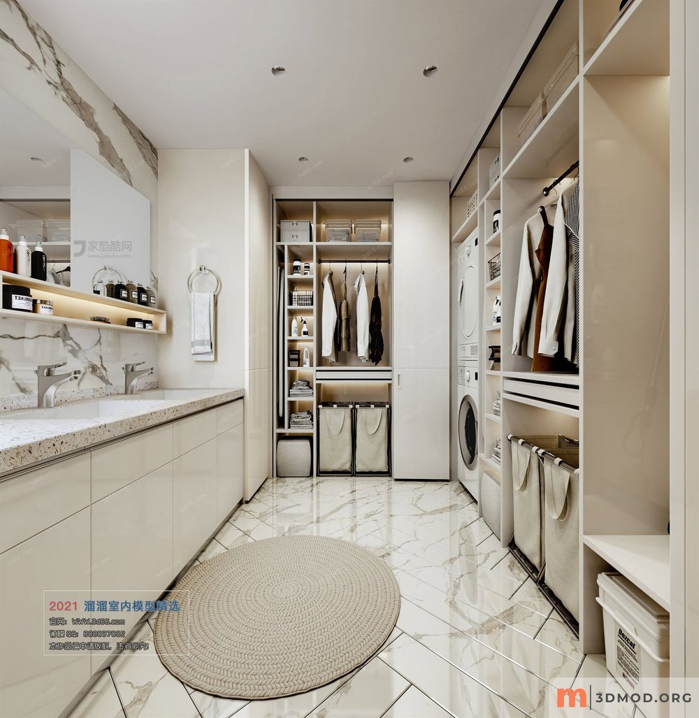 A004-Modern style-Vray model-2021