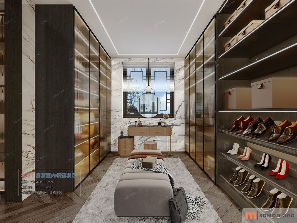 A005-Modern style-Vray model-2021