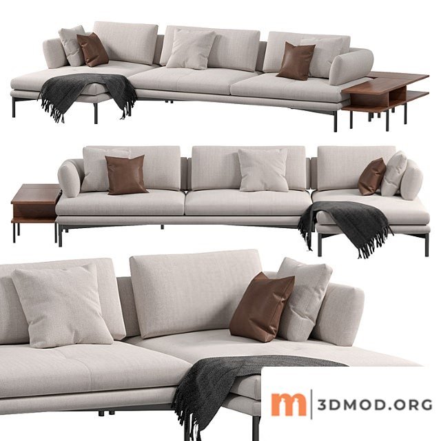 Aliante sofa by bonaldo