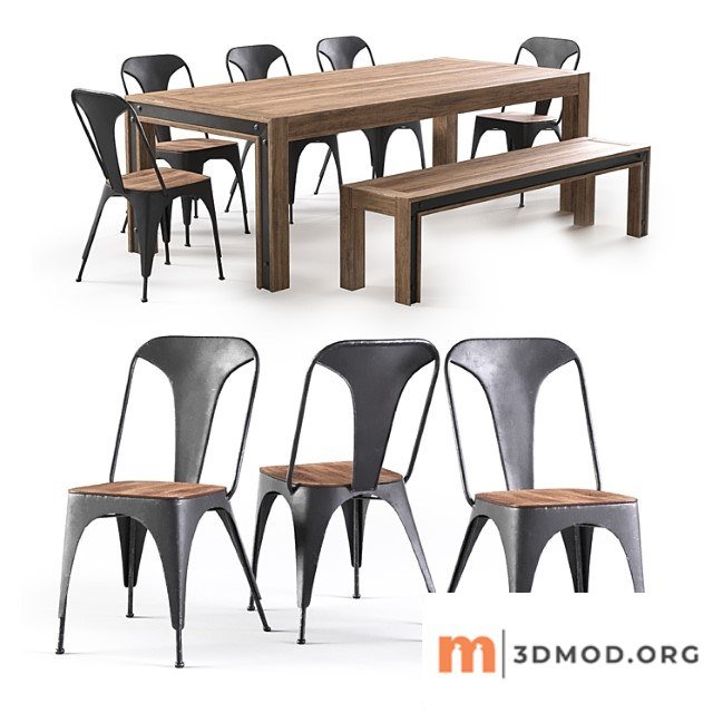 Amos table and chairs 2