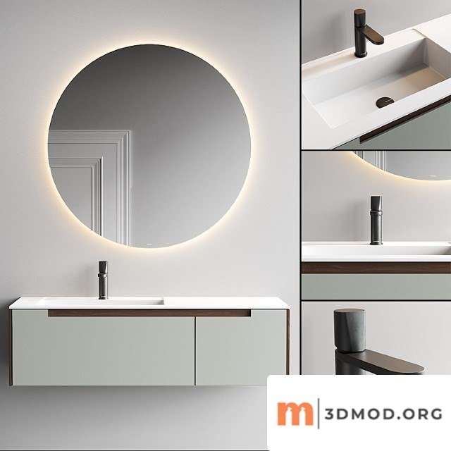 Antonio Lupi Design Orma Vanity Unit Set 2
