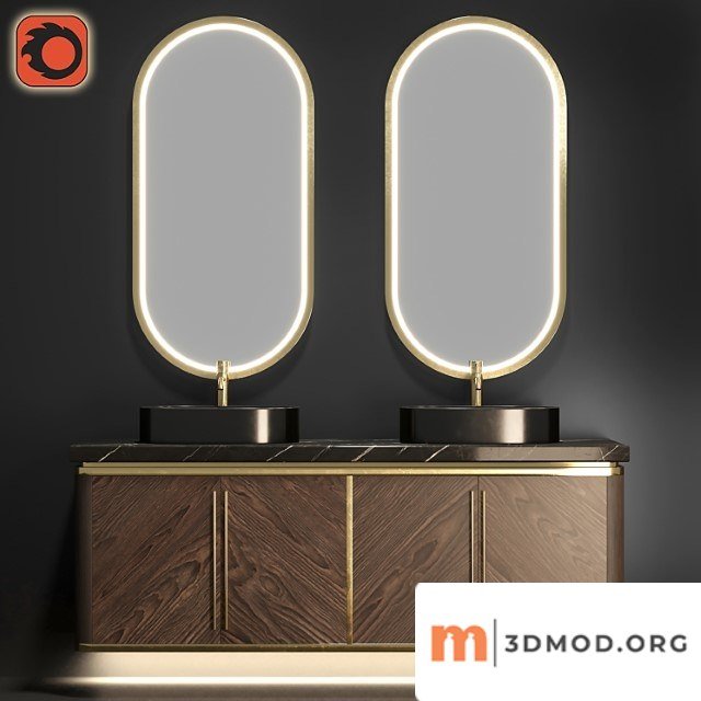 Ap Bathroom Cabinet Set 03 1