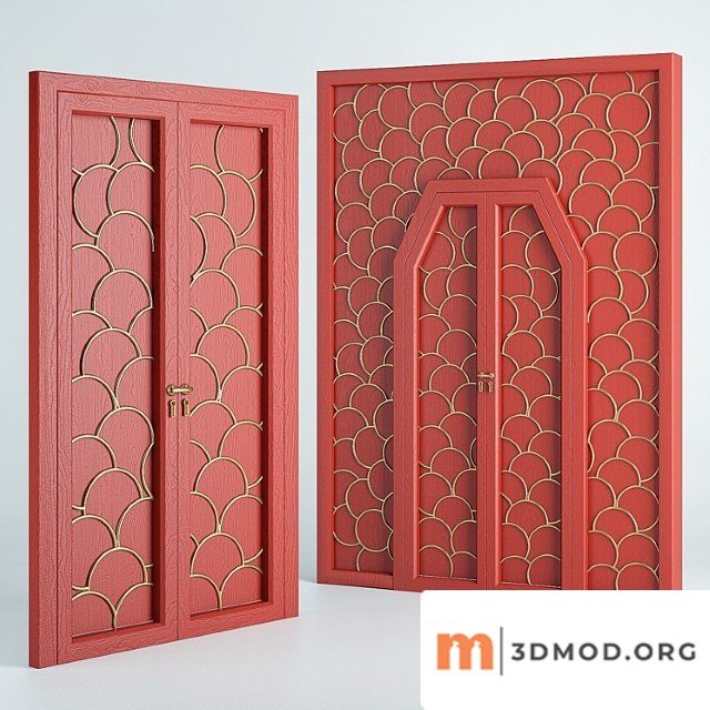 Asian door