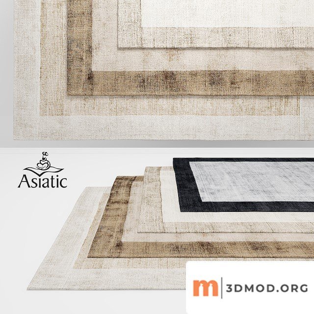 Asiatic Blade Border Rugs