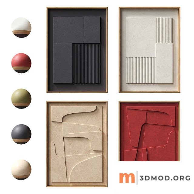 Atelier plateau. relief set 16