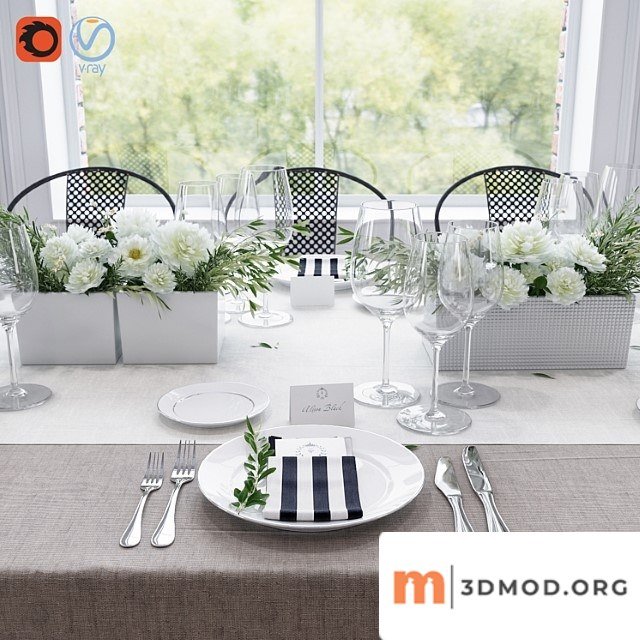 Banquet Table Setting