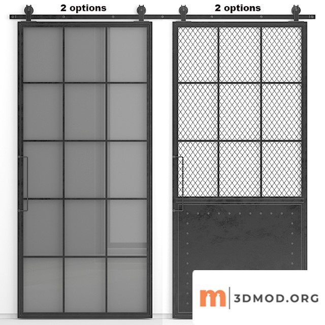 Barn sliding doors mountain french