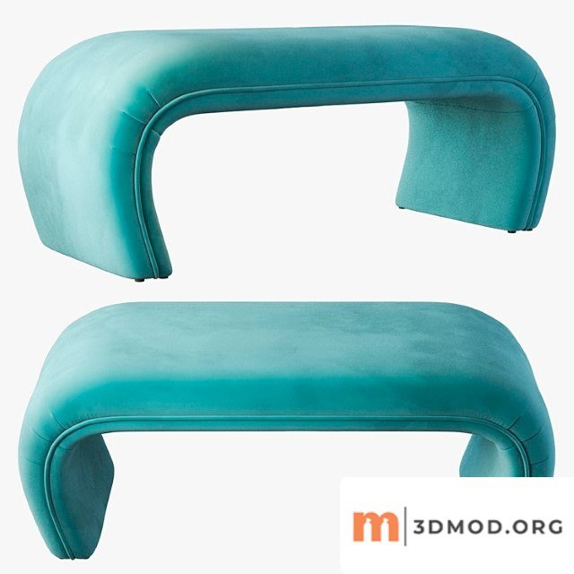 Barnes upholstered bench (5 colors)