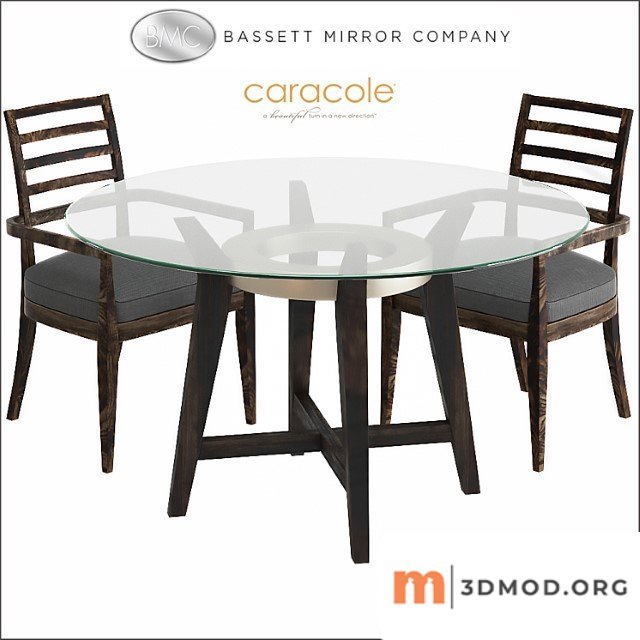 Bassett Mirror Thoroughly Modern Elston Dining Table