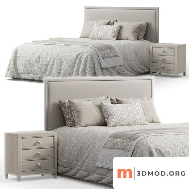 Bassett furniture manhattan rectangular headboard bed