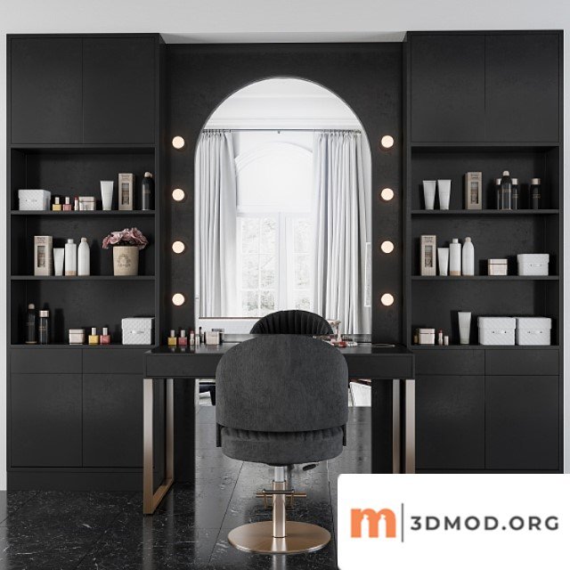 Beauty salon - makeup table