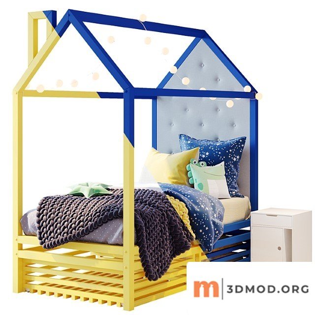 Bed House Set 01