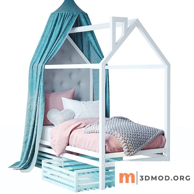 Bed House Set 02