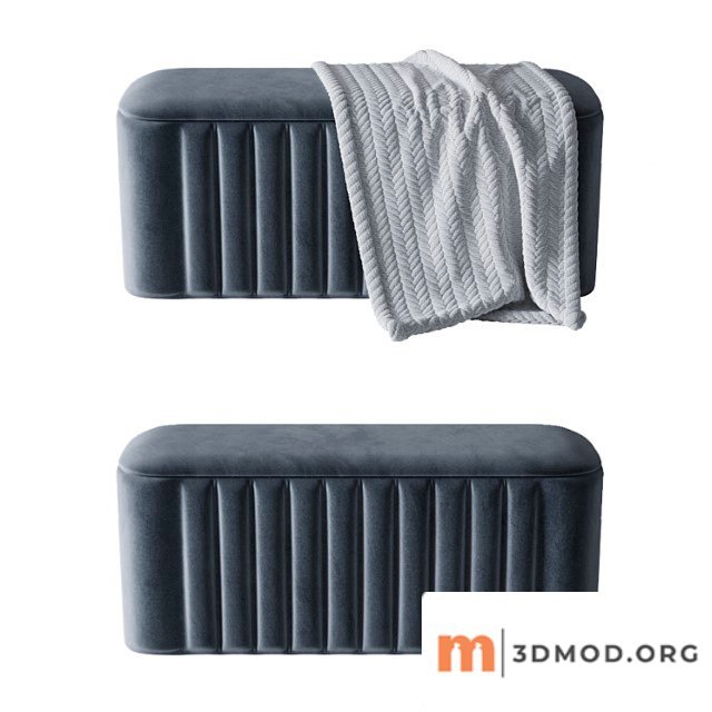 Bedside pouf