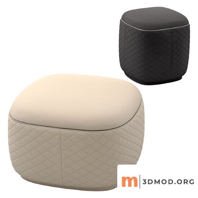 Bentley home dundee ottomans 2