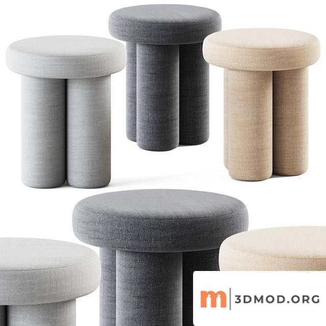 Big Foot Stool By 101 Copenhagen Puf