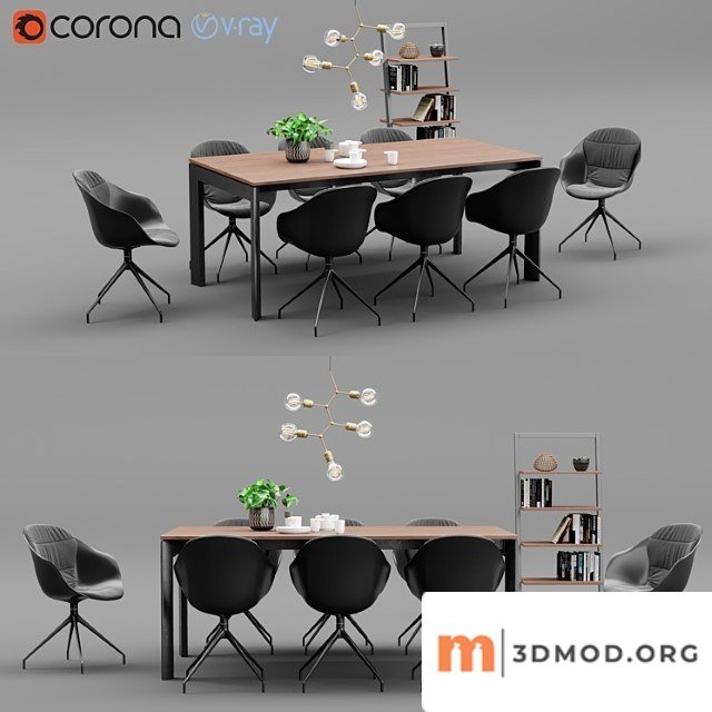 Boconcept lyon table & adelaide chair 2