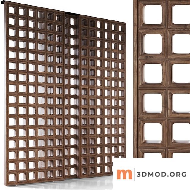 Bogart decorative sliding partition from mezzo