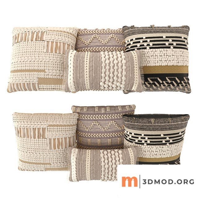 Boho style pillows