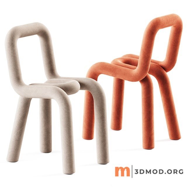 Bold chair by mustache
