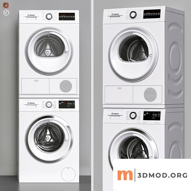 Bosch washing machine and dryer