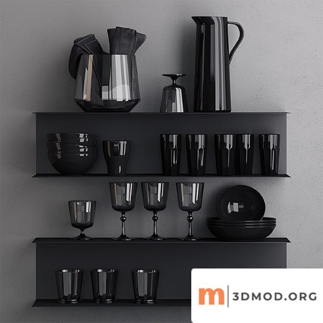 Botkyrka black set