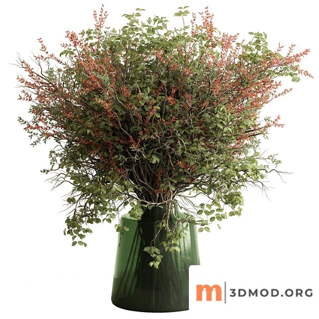 Bouquet - green branch 115