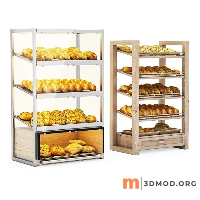 Bread racks with filling