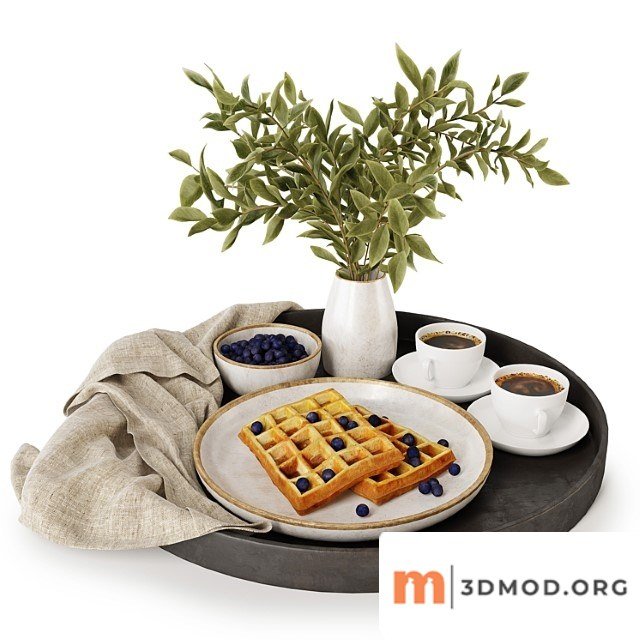 Breakfast on a tray w004