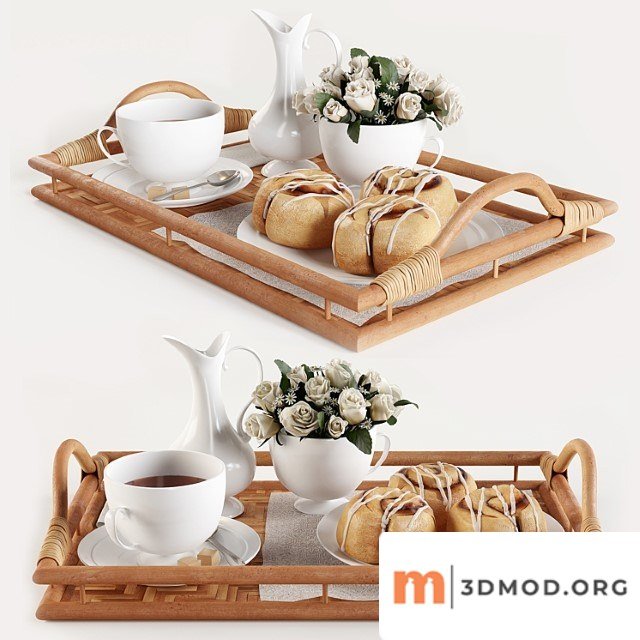 Breakfast on the tray w003