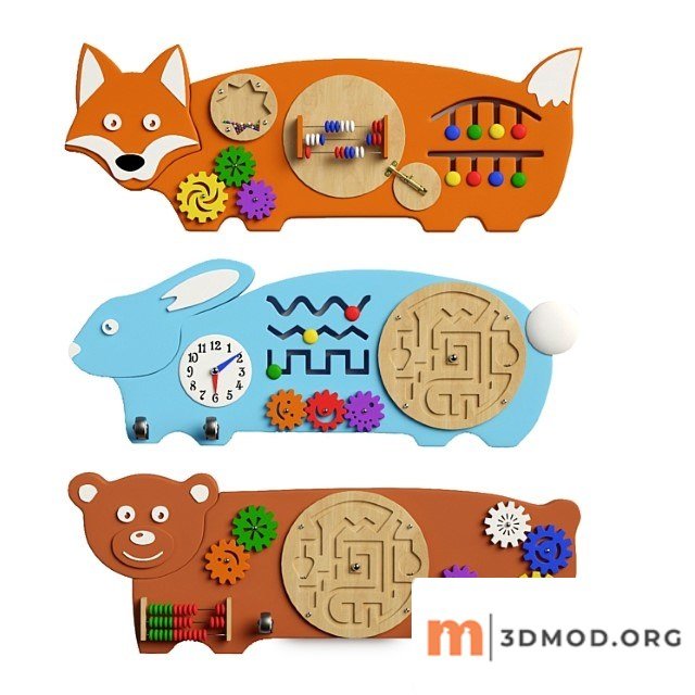 Busyboard forest animals