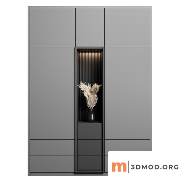 Cabinet with shelves 181