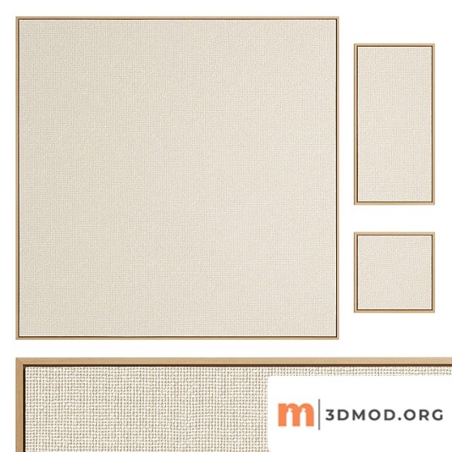 Canvas With Wooden Frame Zara Home