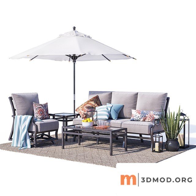Canyon metal furniture set 2