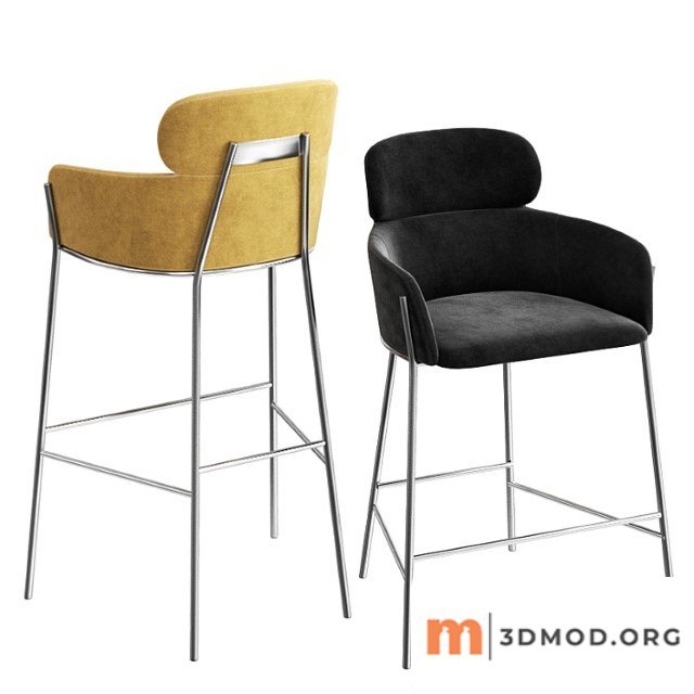 Cb2 azalea bar stools & counter stool 2