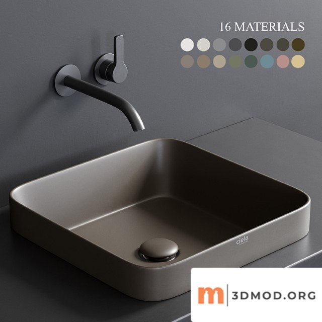 Ceramica Cielo Enjoy 40 Rectangular Washbasin