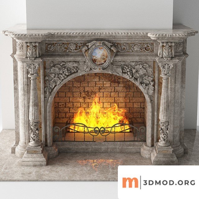 Classic fireplace
