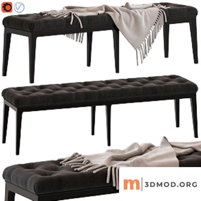 Coco Republic Piccadilly Tufted Bench
