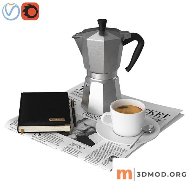 Coffee and newspaper