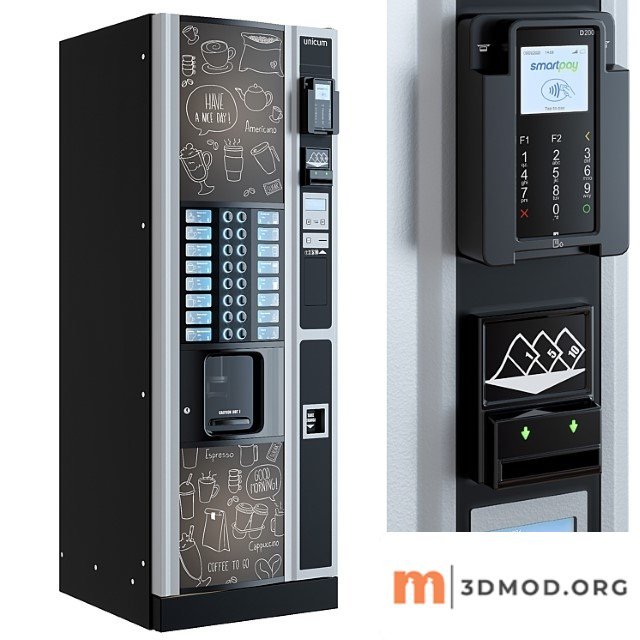 Coffee machine. vending machine