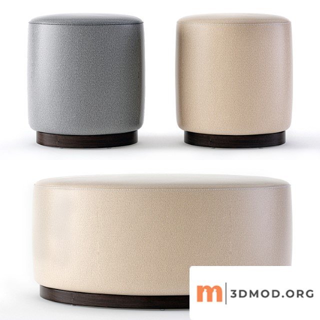Crate and barrel zoey ottoman 2