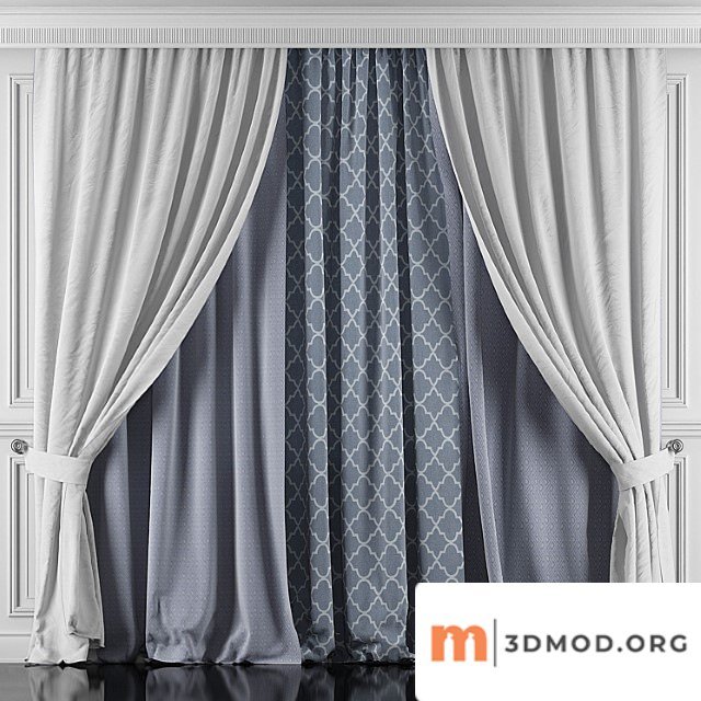 Curtains with window 382