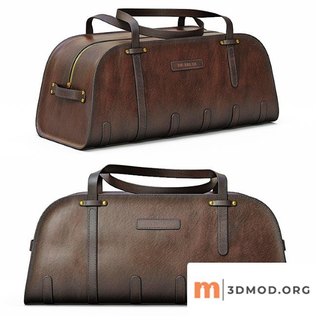 De bruir leather sports bag