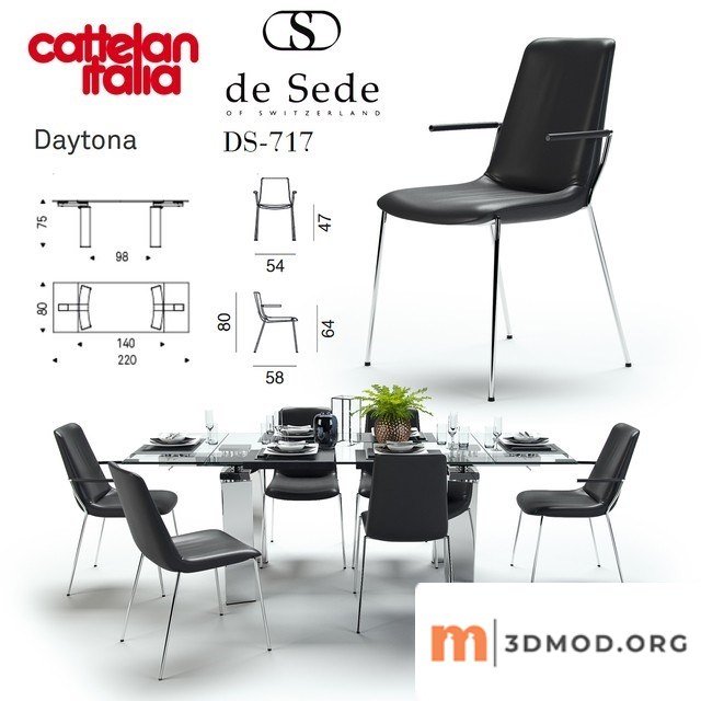 DeSede Cattelan Table and Chair